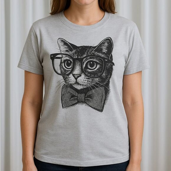Delta Smart Kitty Cat Tee Shirt - Picture 1 of 7